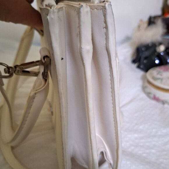 A Steve Madden Women's Crossbody Handbag Faux Leather and Suede Office Evening - Picture 9 of 14